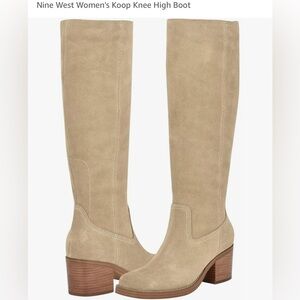 Nine West Koop Knee High Boots Size 9M